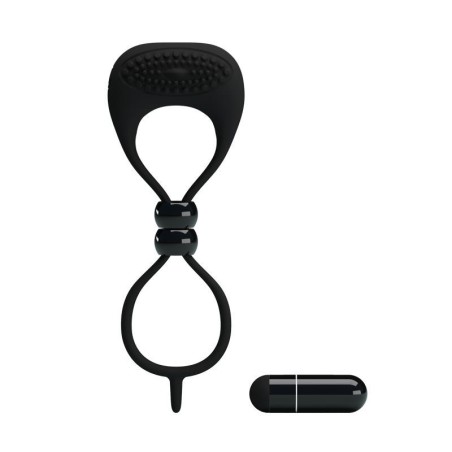 Pretty Love Anneau Vibromasseur Locker Couleur Noir