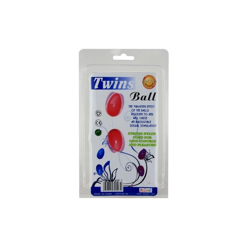 Baile boules anales Jumeaux Ball pourpre