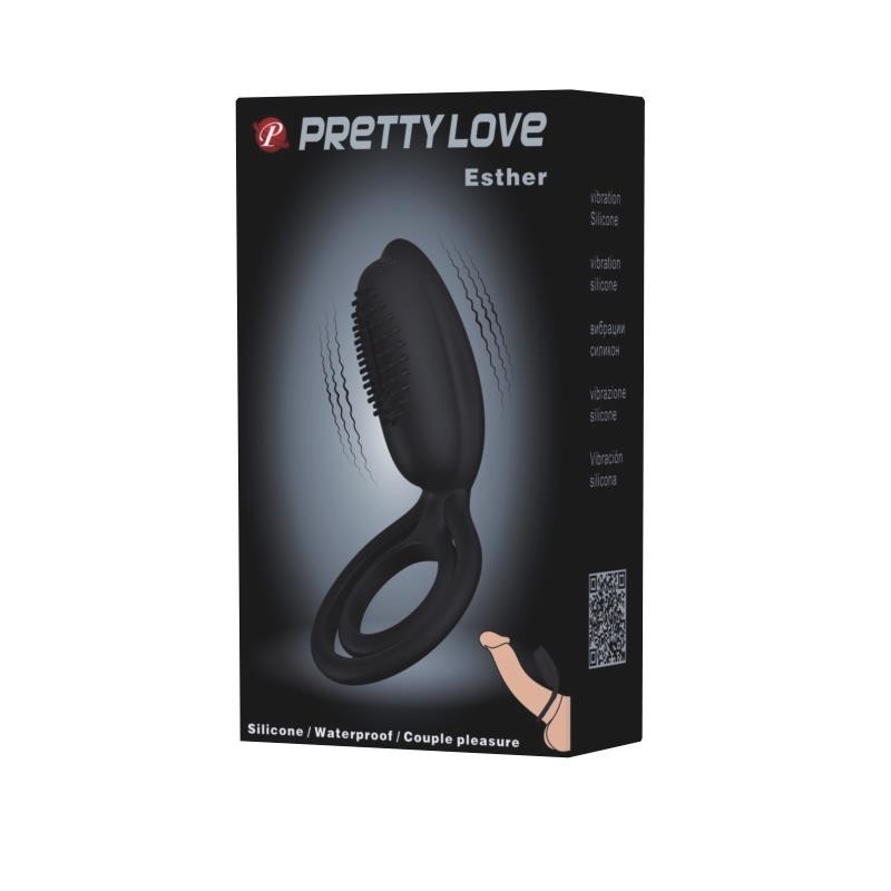 Pretty Love Anneau Vibromasseur Esther Couleur Noir