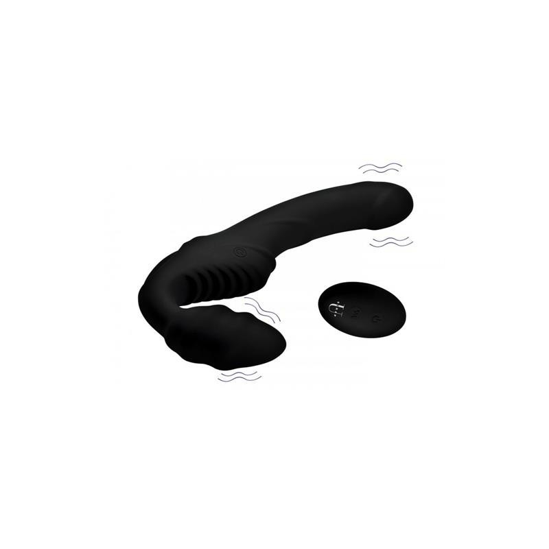 Pro Rider Vibromasseur Double Commande Remoto noir