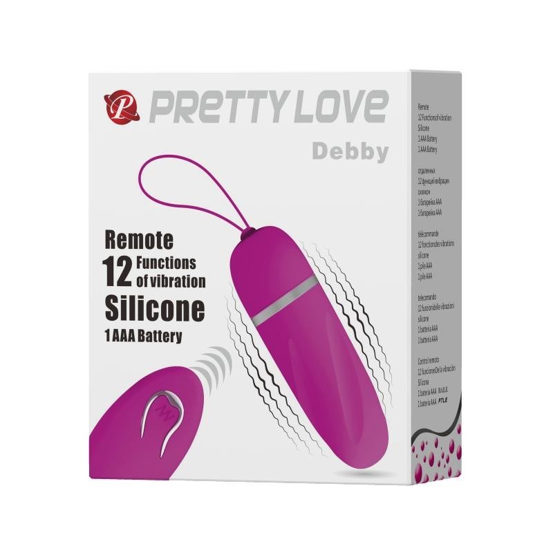 Pretty Love balle vibrante Debbet mauve