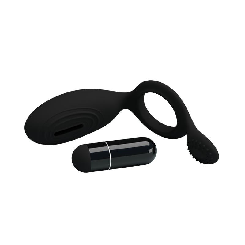 Pretty Love Anneau Vibromasseur Ethel Couleur Noir