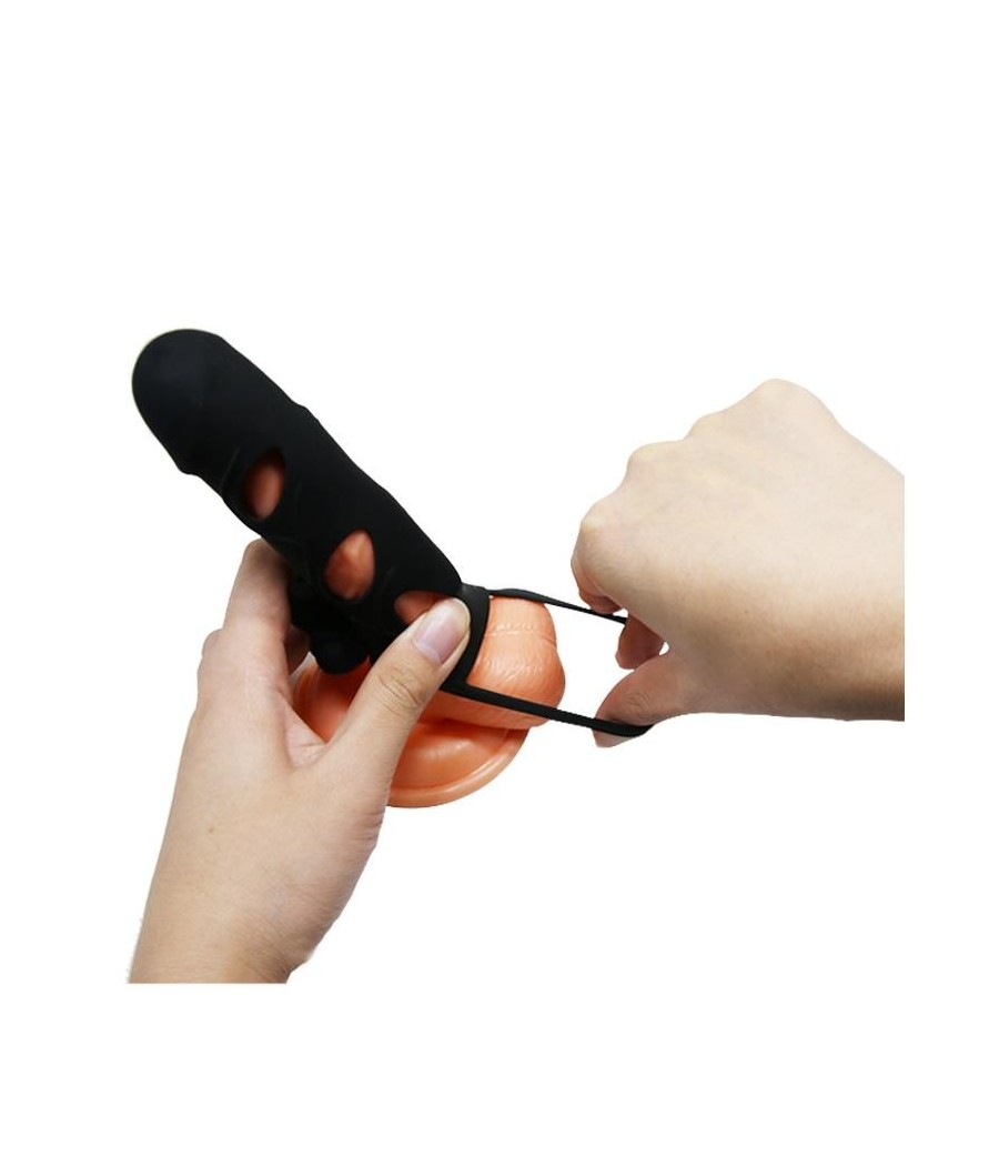 Pretty Love Cage avec balle vibrante 14 cm Couleur Noir