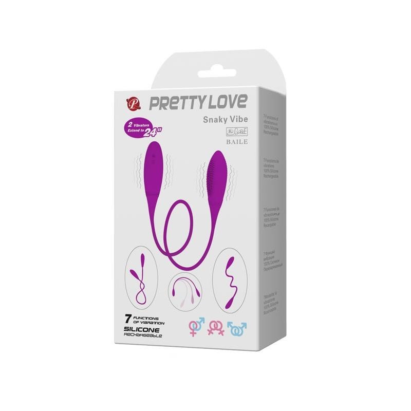 Pretty Love oeufs Vibromasseures Snaky Vibe couleur Violet