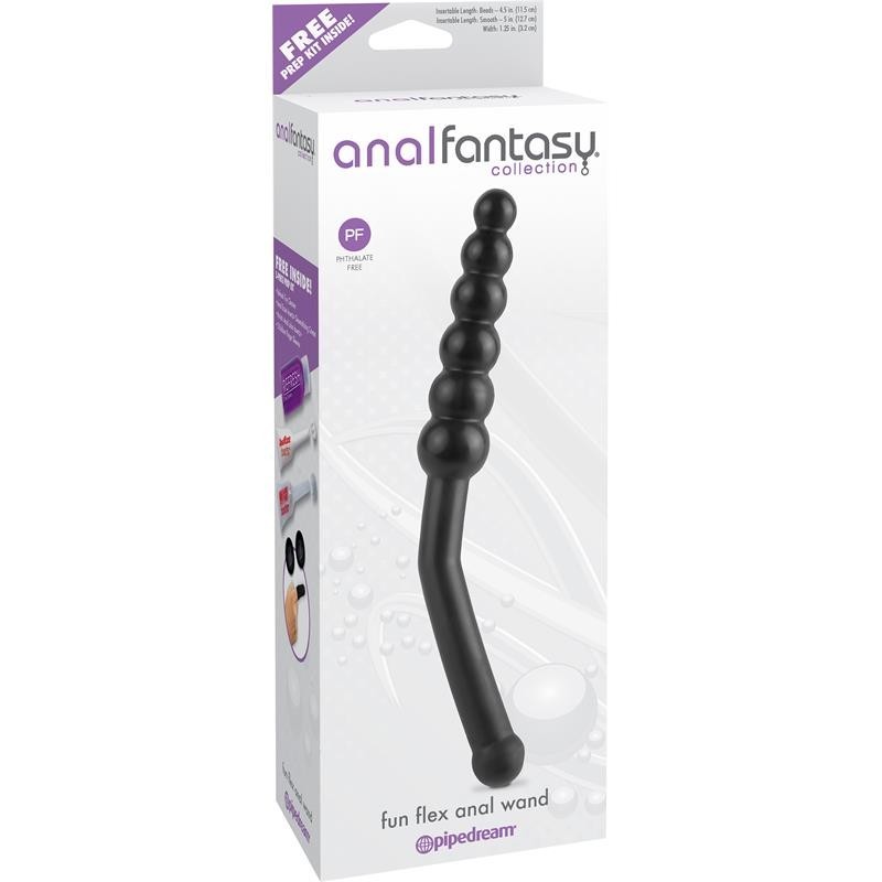 Baguette anale Fun Flex de la collection Anal Fantaset - Couleur : Noir