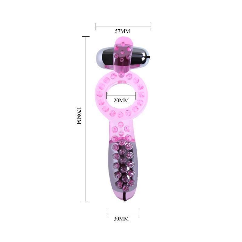 Anneau Vibromasseur Double Couple Collection rose