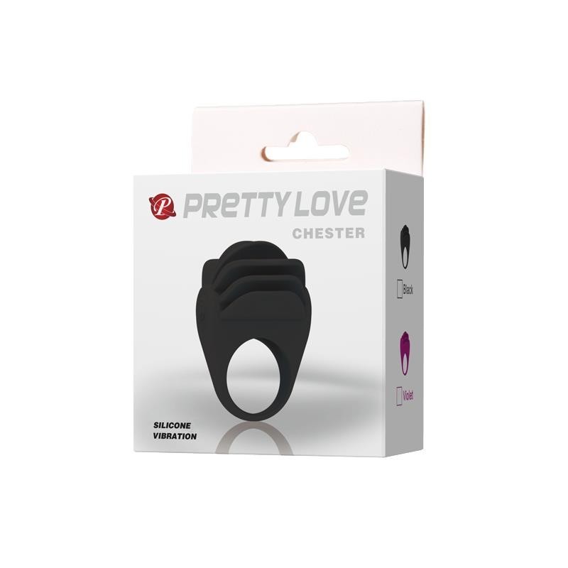 Pretty Love Anneau Vibromasseur Chester Couleur Noir