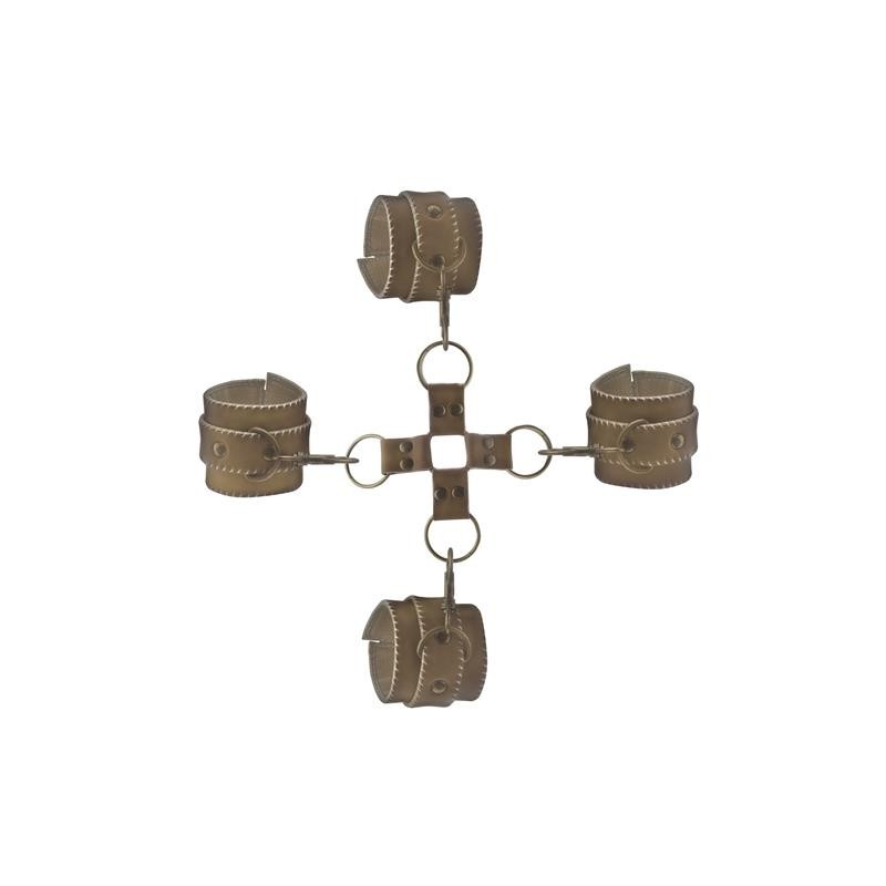 Shots Ouch! Brown Jeu de attaches Marron