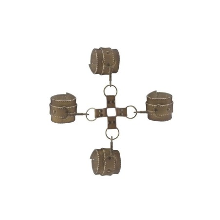 Shots Ouch! Brown Jeu de attaches Marron