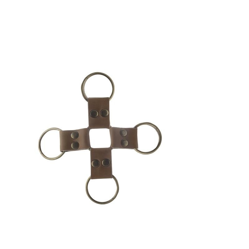 Shots Ouch! Brown Jeu de attaches Marron