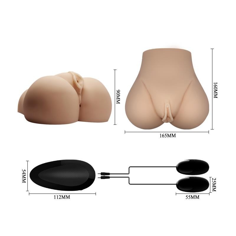 Masturbateur Double Vagin et An vibrant