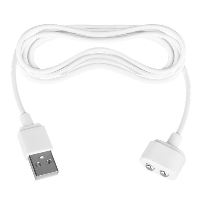 Câble magnétique USB blanc
