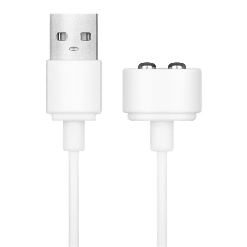 Câble magnétique USB blanc