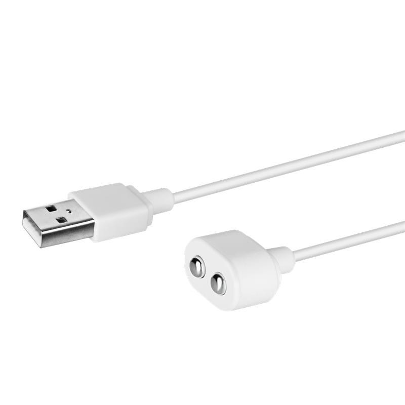 Câble magnétique USB blanc