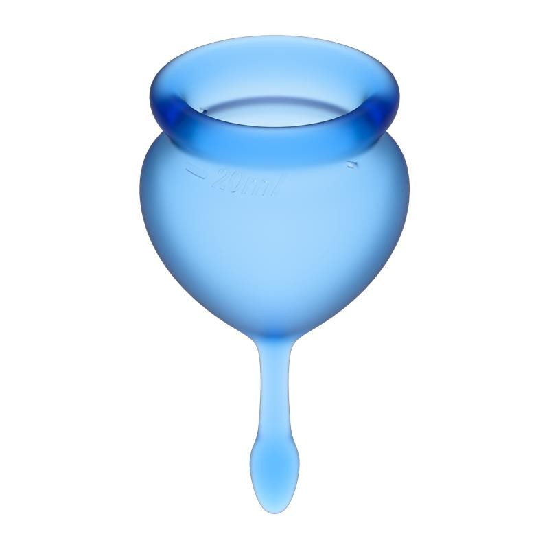 bonnets Menstruales Feel Good Bleu Foncé Pack de 2