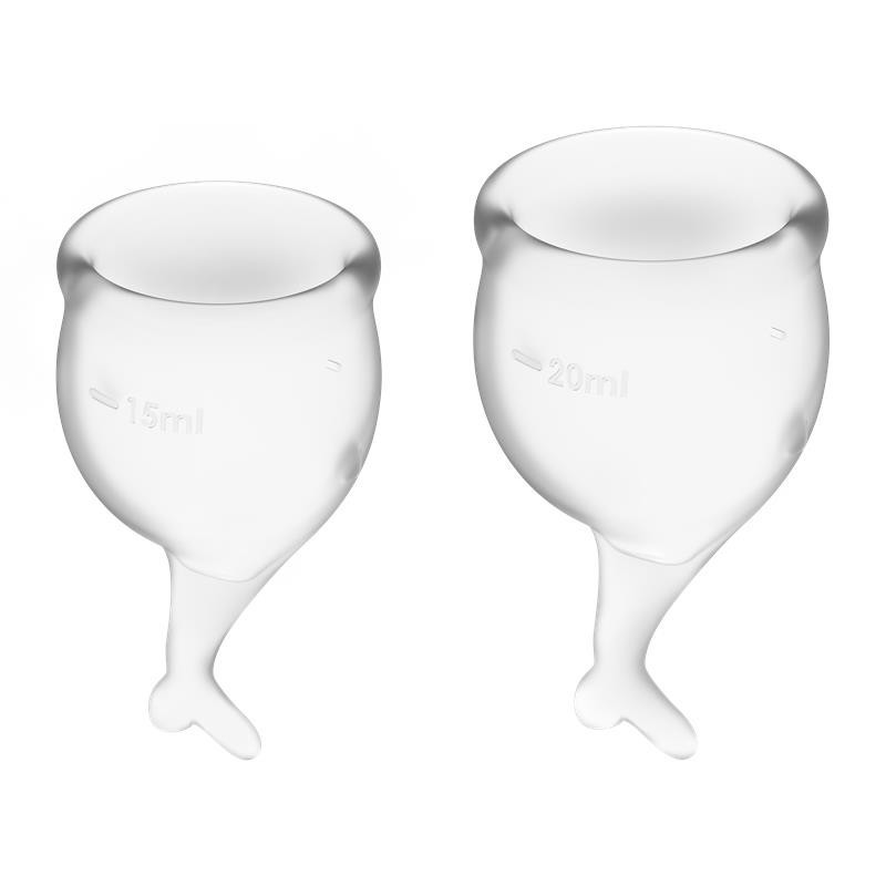 bonnets Menstruales Feel Secure Transparent Pack de 2