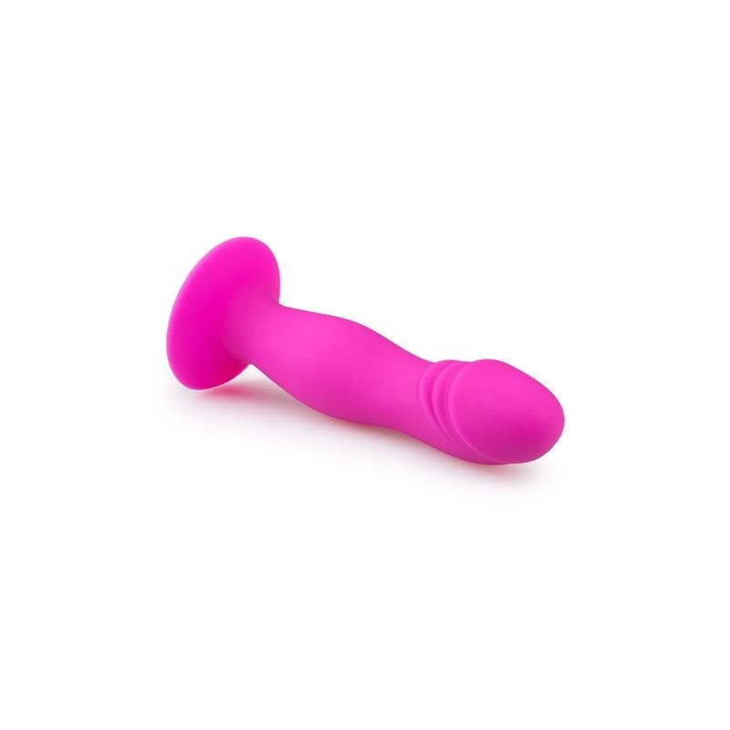 Plug Anal silicone avec ventouse Rose
