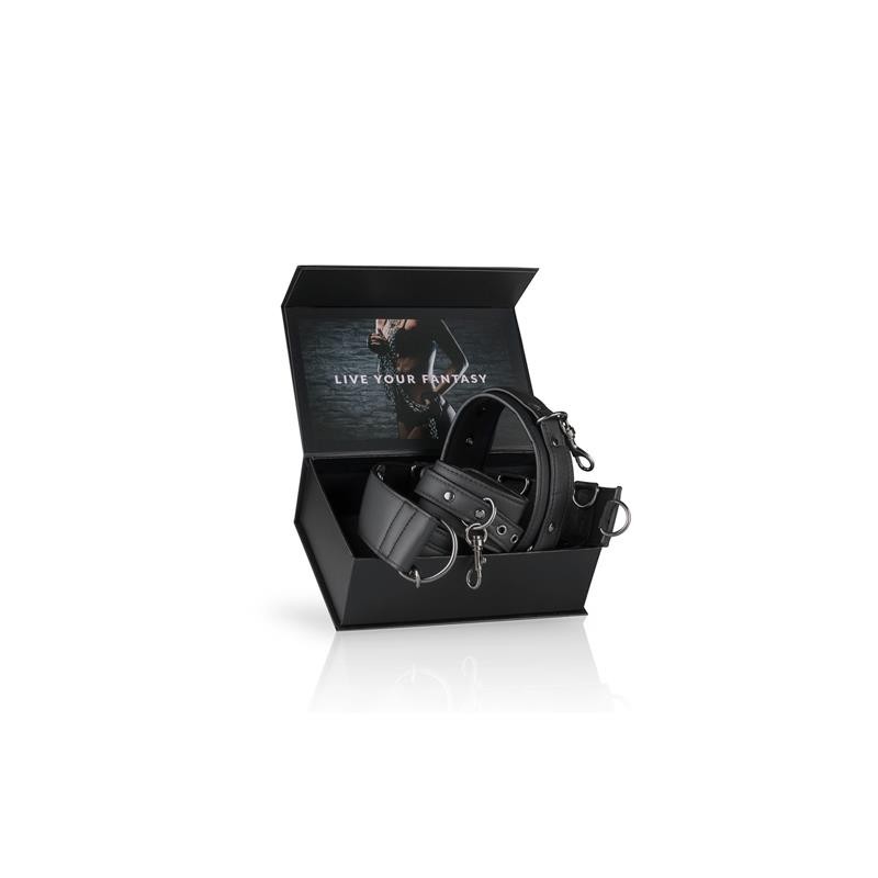 Ensemble de attaches avec harnais et menottes