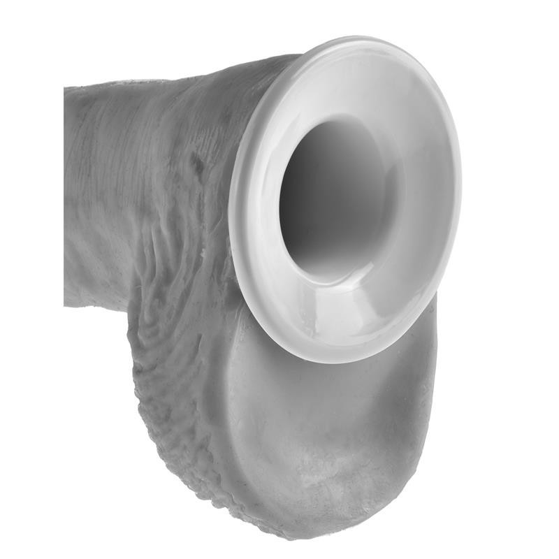 harnais avec bretelles et Gode creux 10 - Couleur Naturel