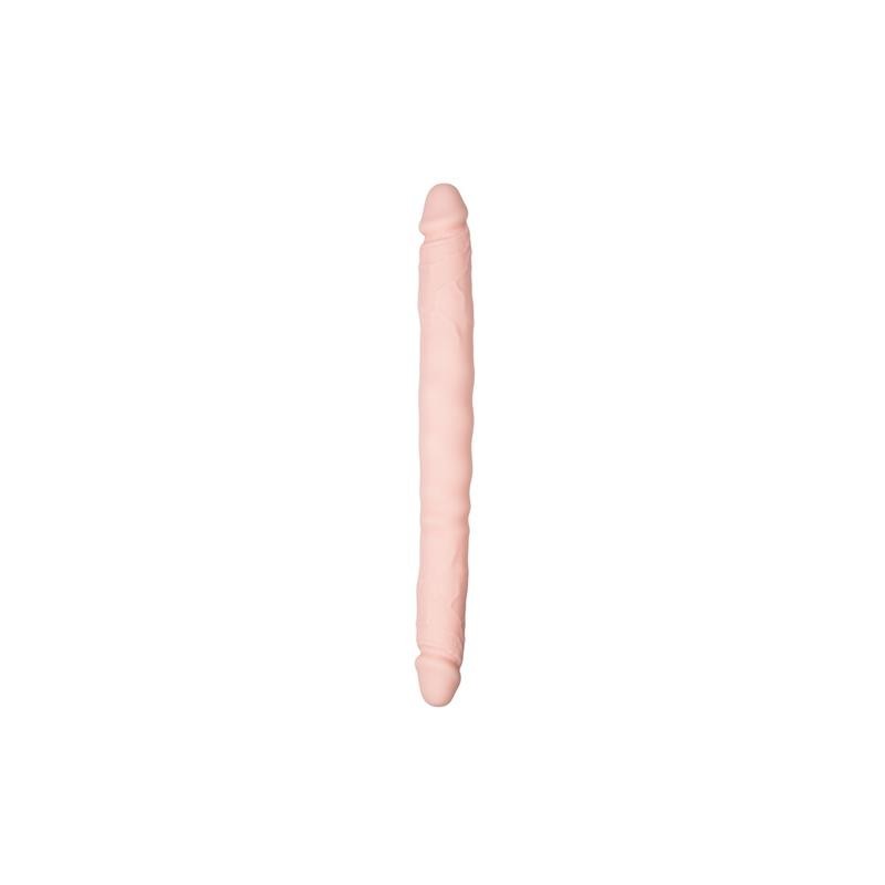 Gode Double Flexible silicone Naturel 40 cm