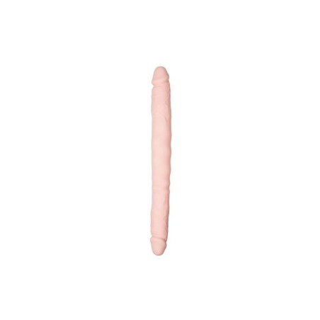 Gode Double Flexible silicone Naturel 40 cm
