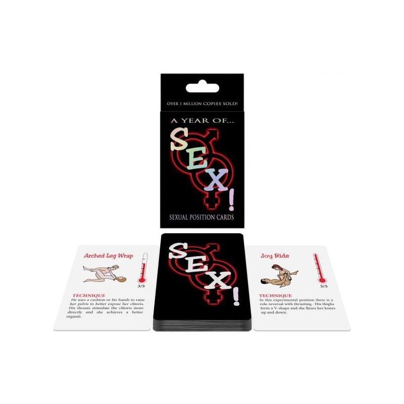 Jeu de cartes Une année de jeu de cartes sexuelles