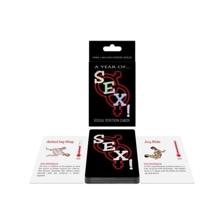 Jeu de cartes Une année de jeu de cartes sexuelles