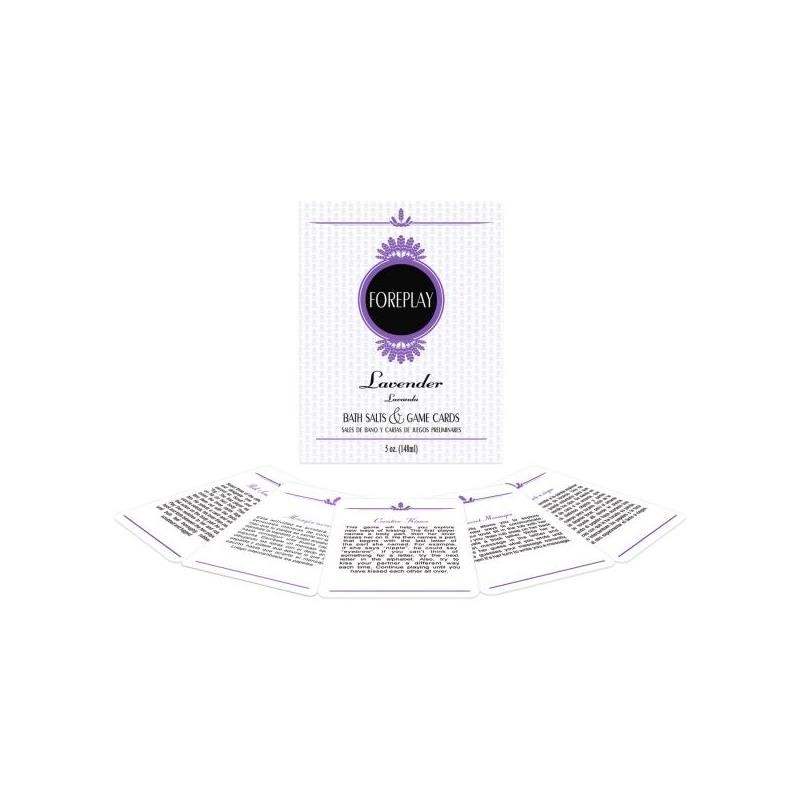 Sales de bain et Cartas Ensemble de bain imperméable pour préliminaires (EN ES)