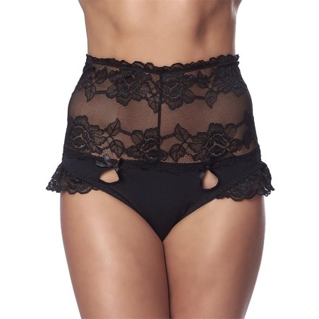 culotte grandes dentelle noir