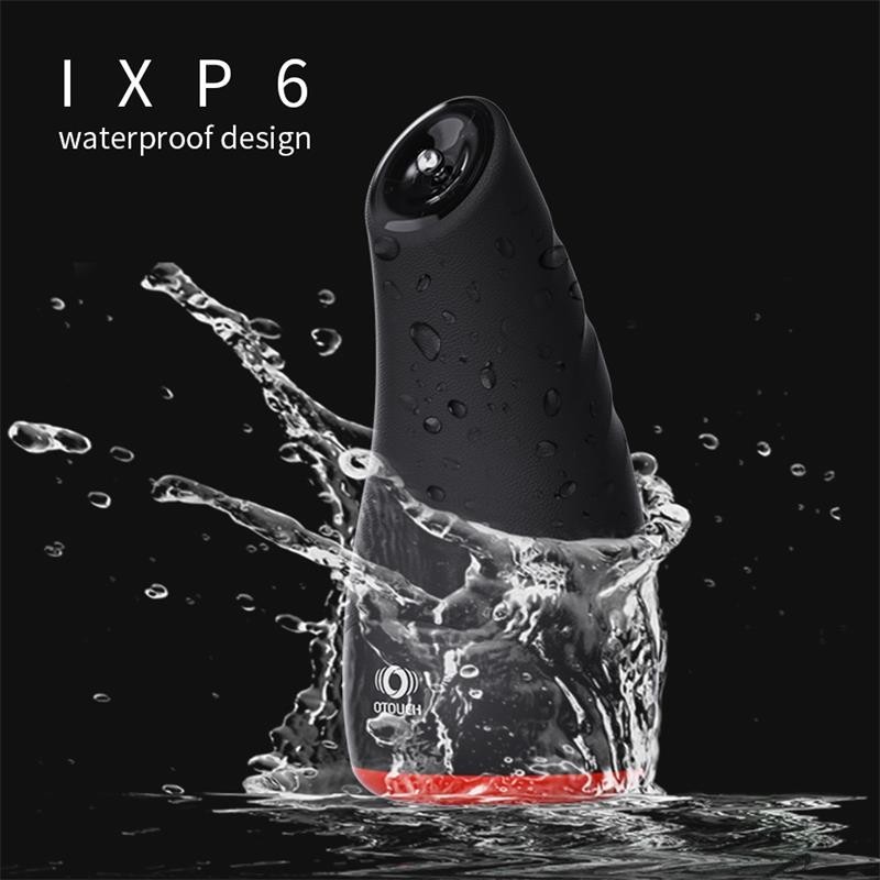 Chiven 3 Masturbateur Masculin Effet chaud silicone Liquide Noir