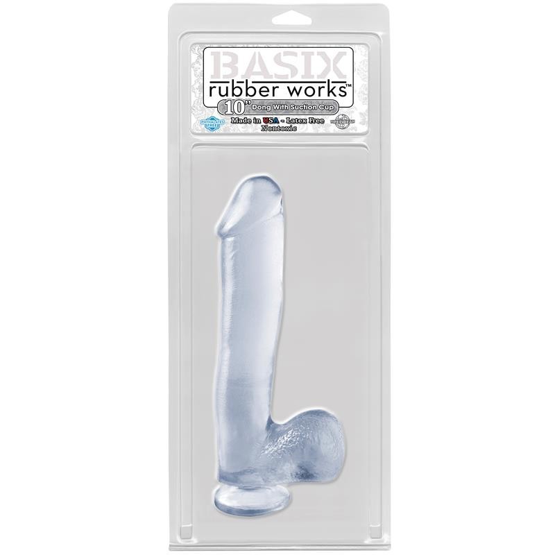 5 cm verge et testicules avec ventouse - Couleur Claire