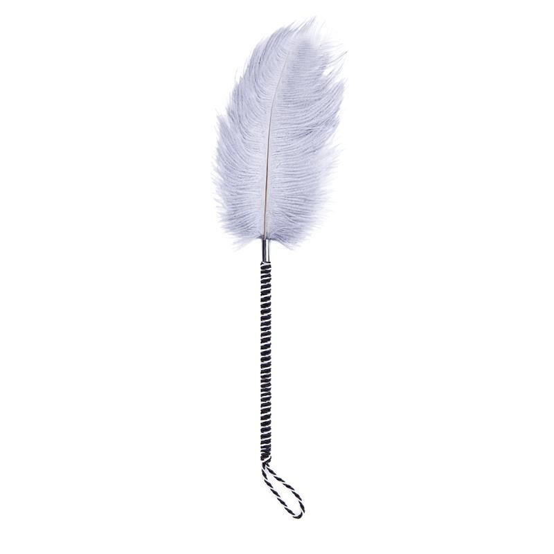 plumes stimulantes 46 cm blanc/noir