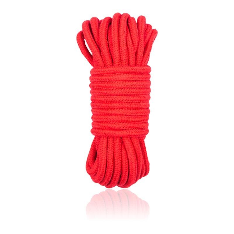 corde de servitude en coton 10 metres rouge