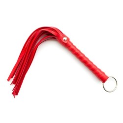 Mini fouet 28 cm rouge
