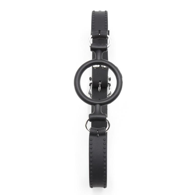 baillon de anneau ouvert 5 cm Noir