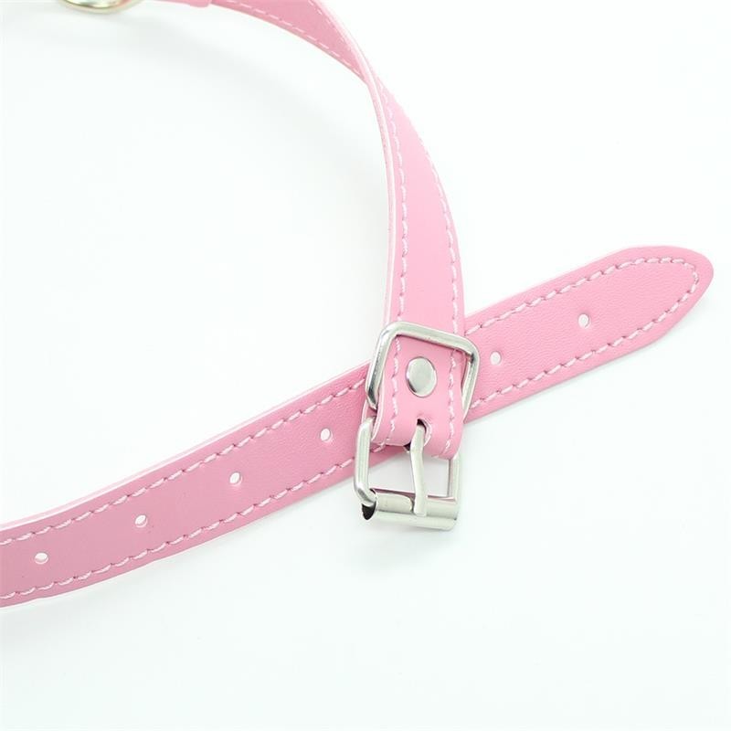 baillon boule reglable perforée 4,5 cm Rose