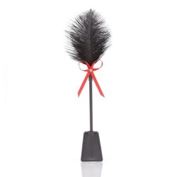 plumes et tapette 2 en 1 36 cm Noir/rouge