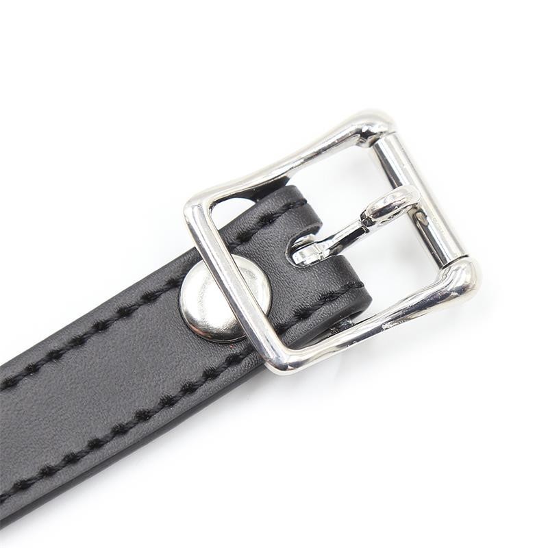 baillon de boule perforée noir/rouge