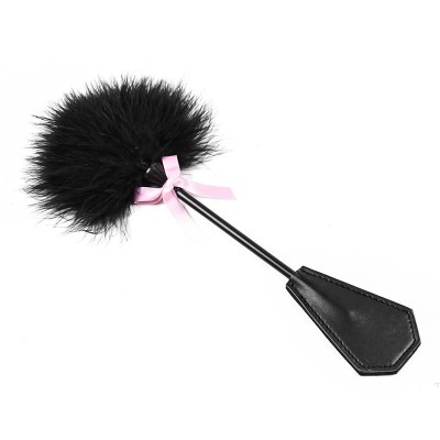 plumeau et tapette 2 en 1 29 cm Noir