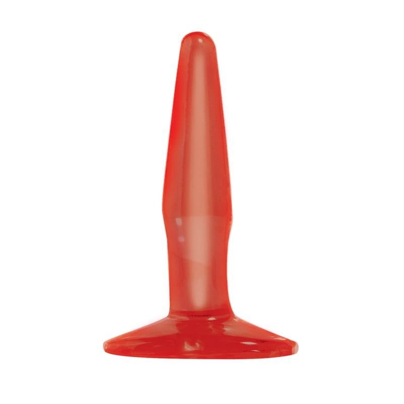 Mini plug anal Basix Rubber Works - Couleur rouge