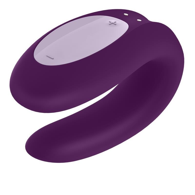 vibromasseur pour couples avec APP Double Joet violet