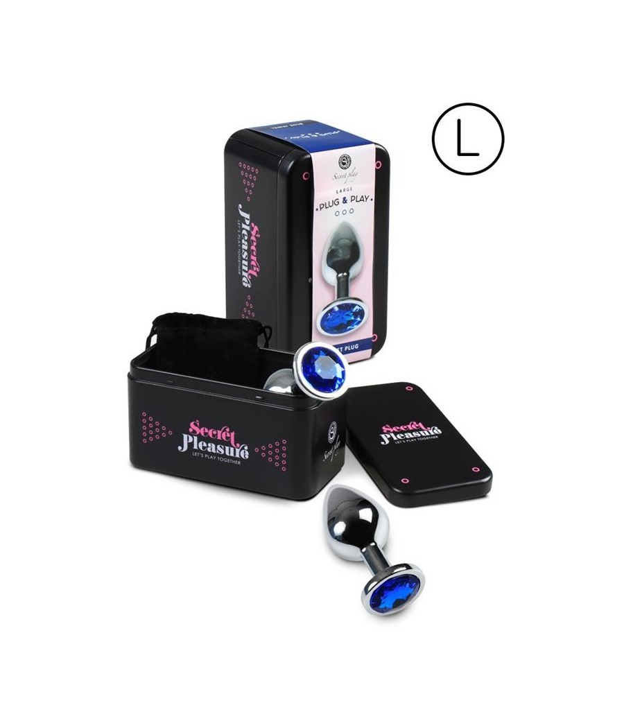 Plug Anal Taille L Bleu