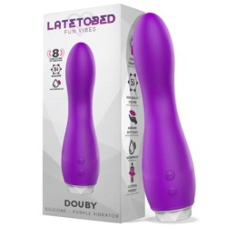 Doubet Vibromasseur silicone mauve