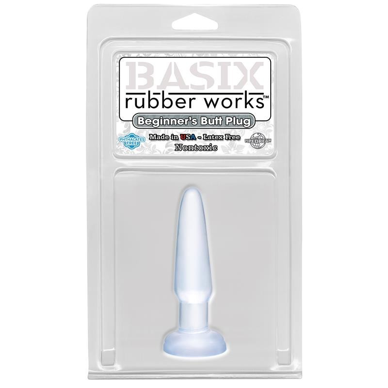Plug anal Basix Rubber Works Principaux - Couleur claire