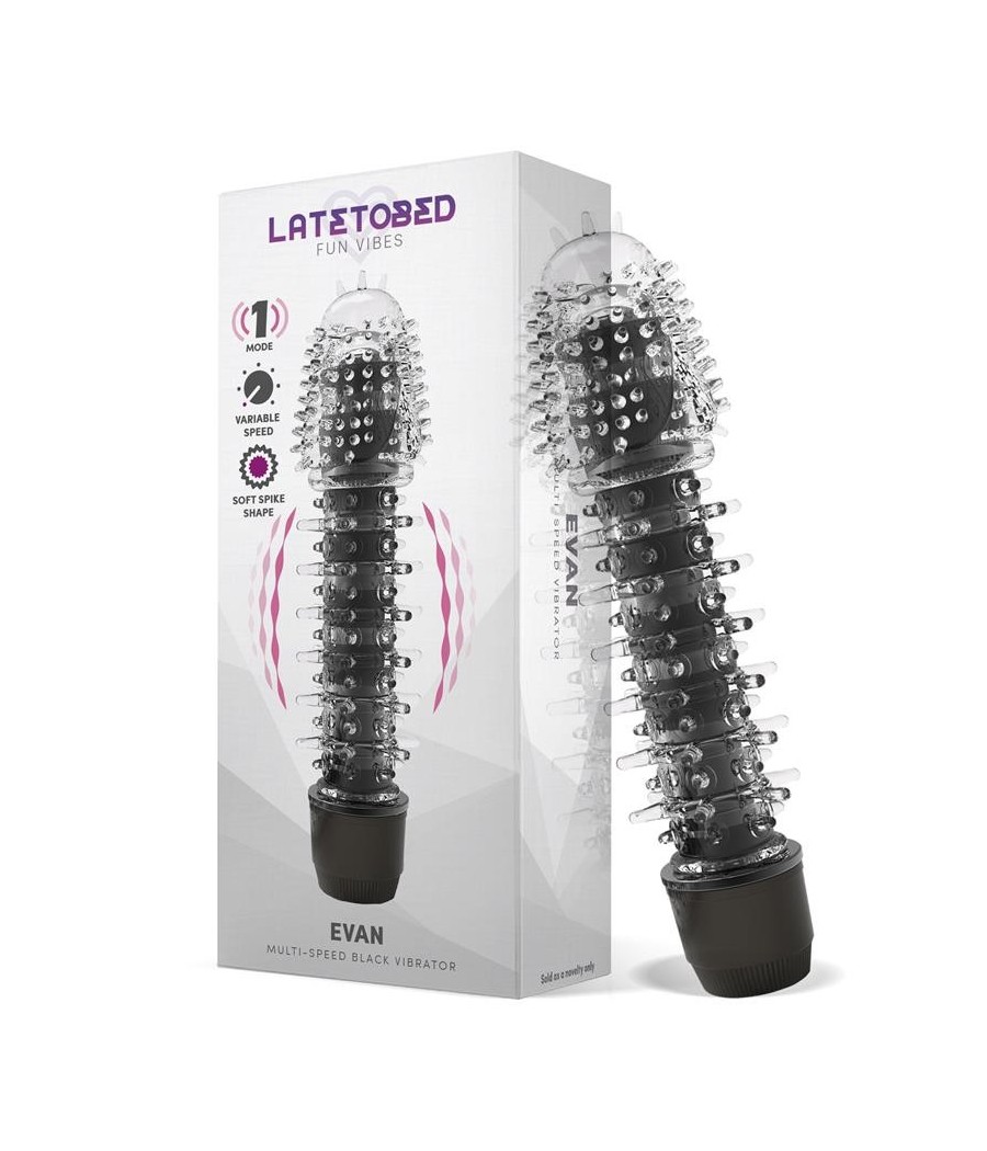 Evan Vibromasseur Multi vitesse Noir