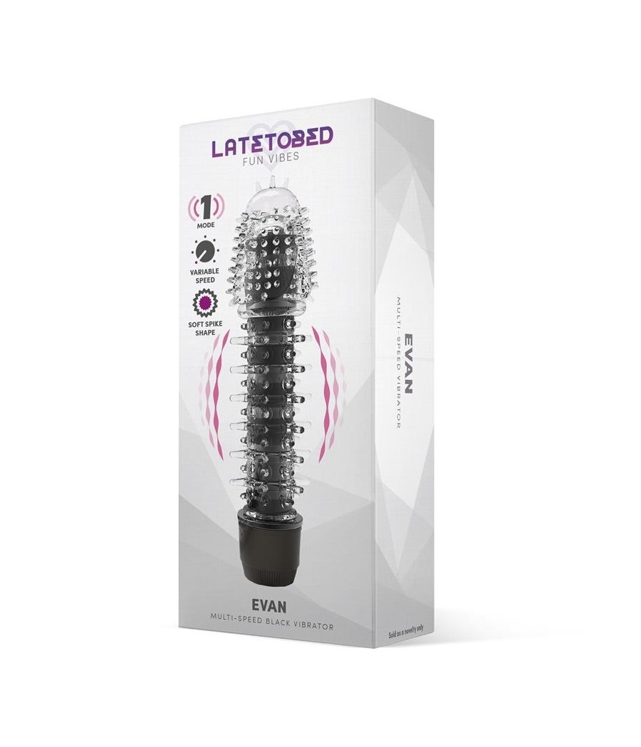 Evan Vibromasseur Multi vitesse Noir