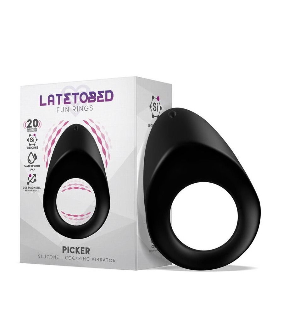 Picker Anneau Vibromasseur couples silicone