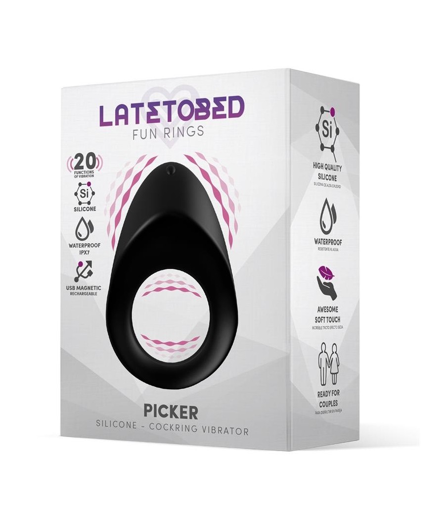 Picker Anneau Vibromasseur couples silicone