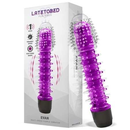 Evan Vibromasseur Multi Vitesse mauve