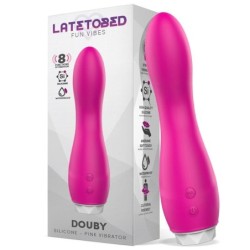 Doubet Vibromasseur Silicone rose